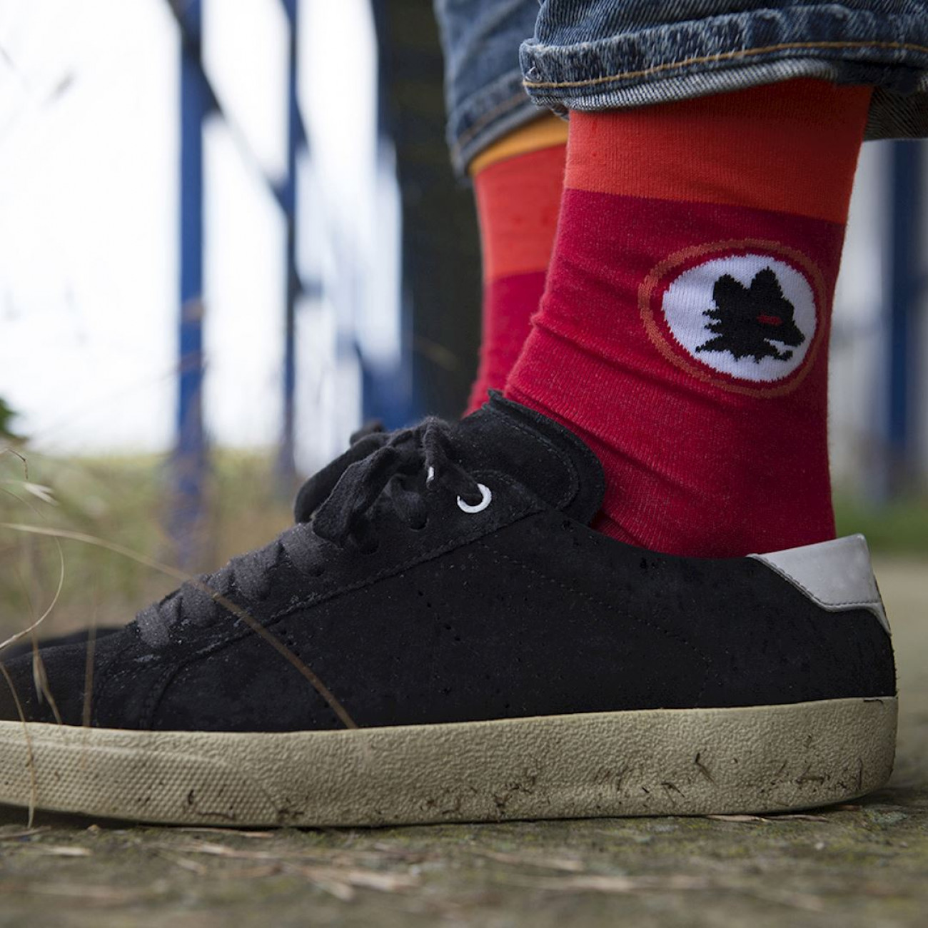 AS Roma Retro Socks Retrofootball