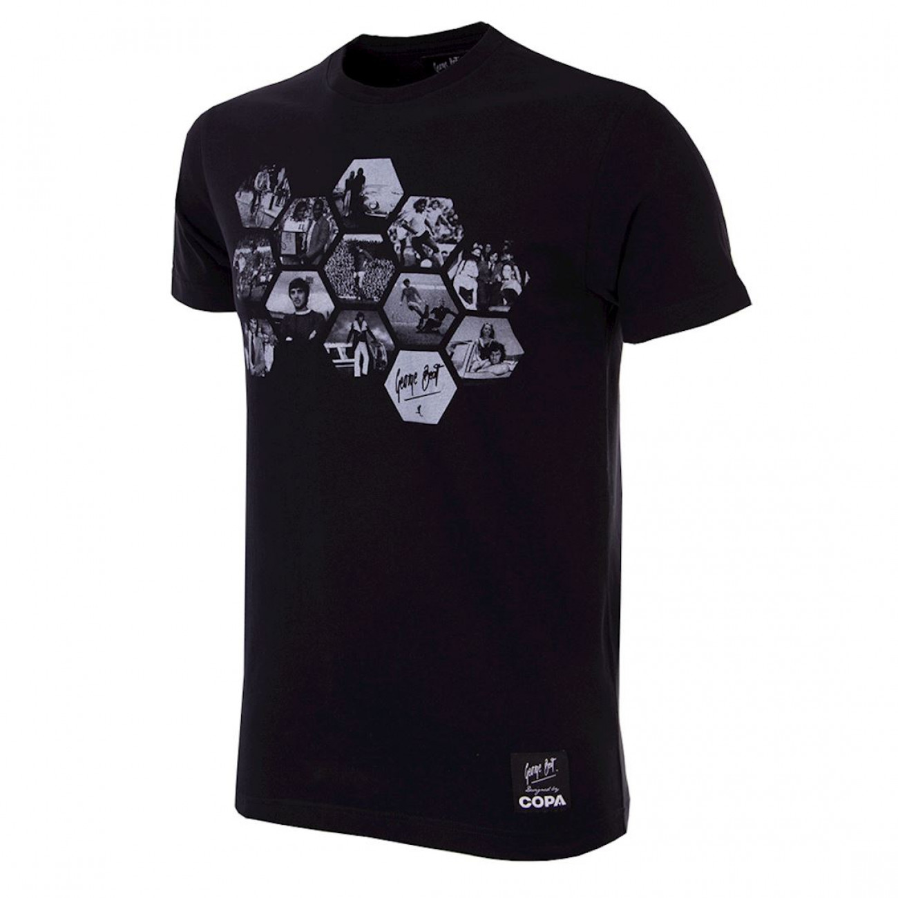George Best Hexagon T-Shirt | Retrofootball®