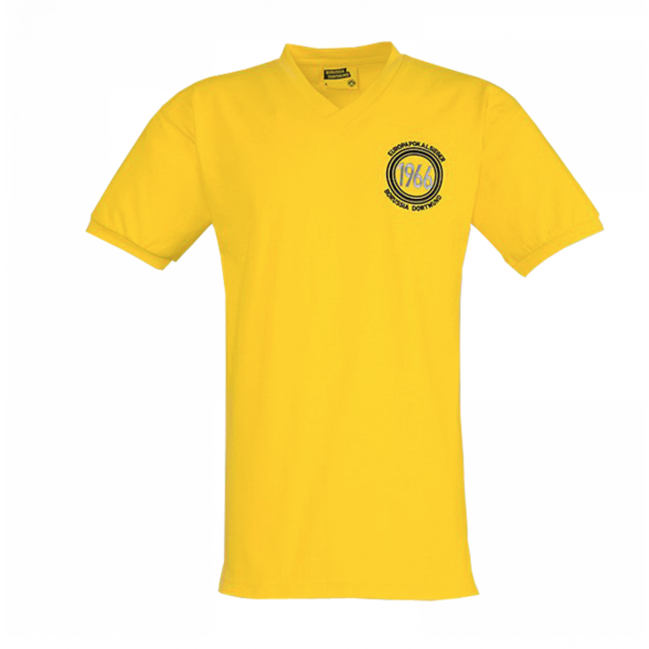 M L XL langarm Retro 1975 T-Shirt vintage 70er Borussia Dortmund BVB Trikot Gr 