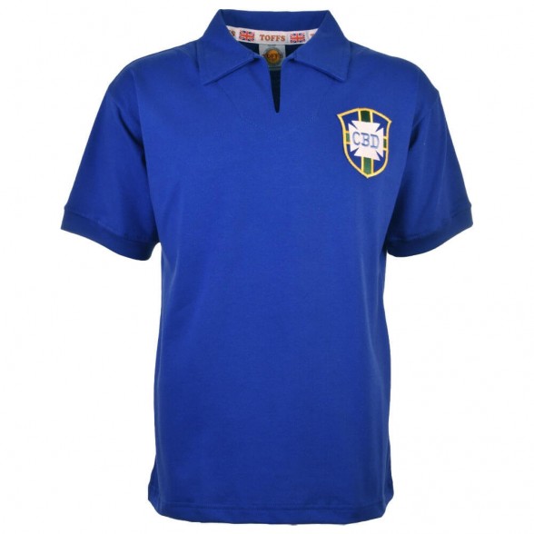 Brasilien blaues Trikot Weltmeister 1958 