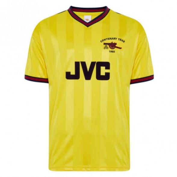 Arsenal 1985-86 Aüswarts Hundertjahrfeier retro trikot
