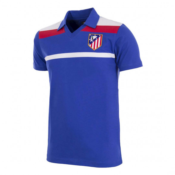 Atletico Madrid 1985-86 Auswärts retro trikot