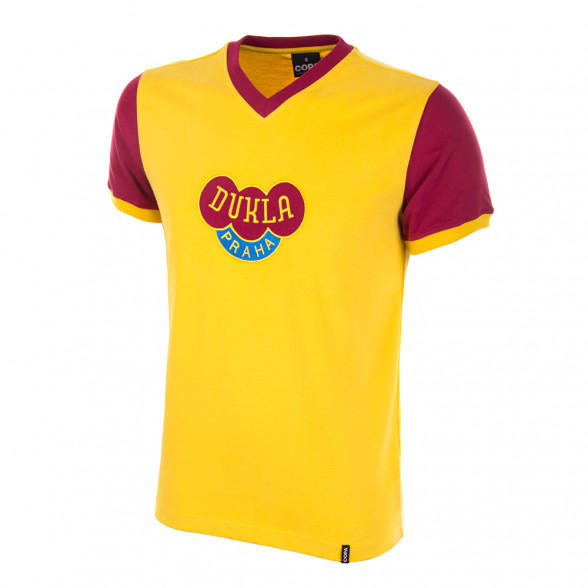 Dukla Prag gelb Retro Trikot