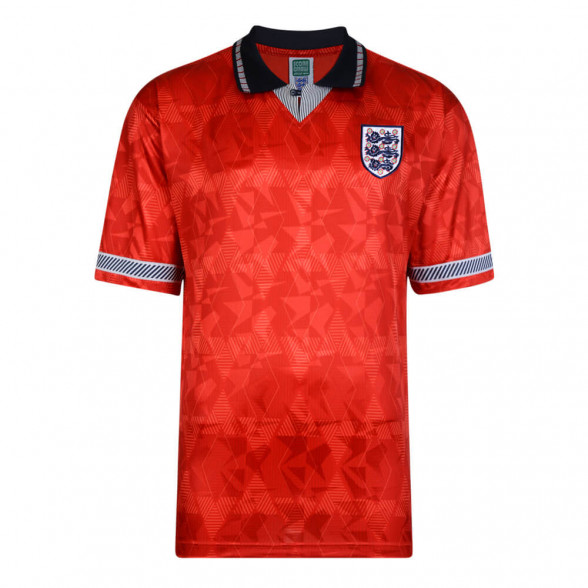 England 1990 Aüswarts retro trikot