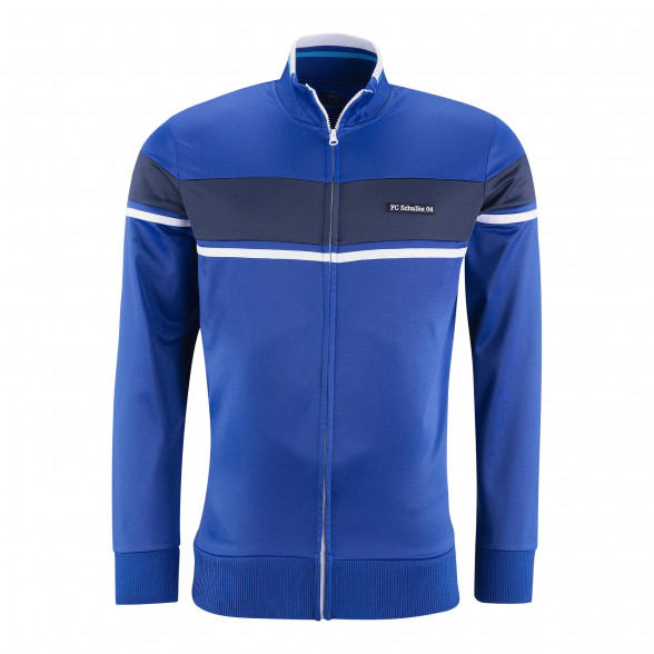 Schalke 04 retro Trainingsjacke Blau