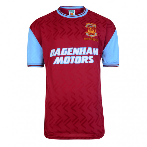 West Ham 1994 retro trikot . Bobby Moore Memorial Match 7/03/1994.