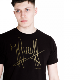 Cruyff Signature T-Shirt | Schwarz / Gold