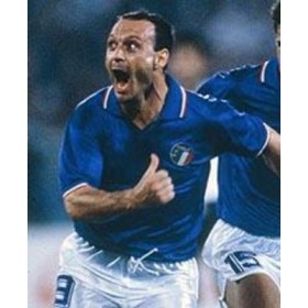 Italien Retro trikot. Italienisches Weltteam 1990