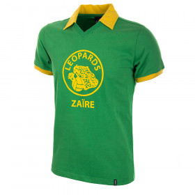 Zaire Trikot Weltmeisterschaft 1974. Heutzutage die DR Kongo. 