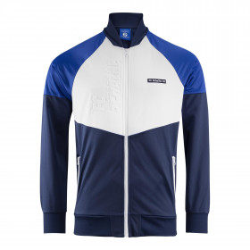 Schalke 04 retro Trainingsjacke Blau/Weiß