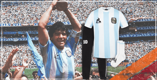 Camiseta Maradona Mundial 86 Le Coq Sportif Camiseta Maradona Mundial 86 Le Coq Sportif Conmemorativa