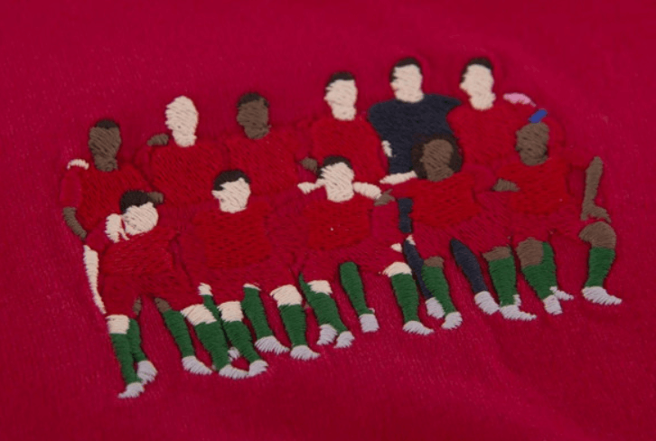 PORTUGAL EURO 2016 CHAMPION T-SHIRT DETAIL