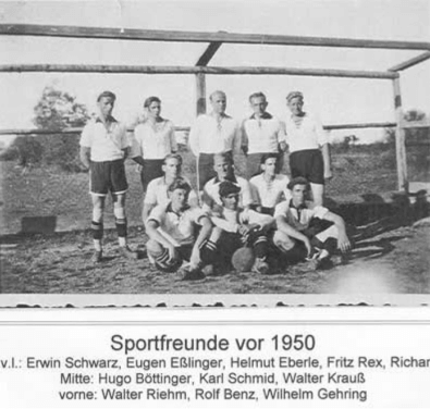 SF GECHINGEN EQUIPO EN LOS AÑOS 50 SF GECHINGEN EQUIPO EN LOS AÑOS 50