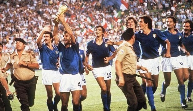 Italien Weltmeister bei der Spanien Weltmeisterschaft '82