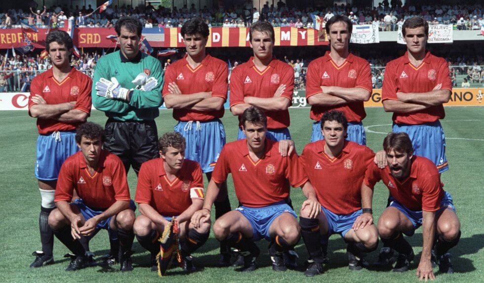 Spanien 1990 Fußballtrikot